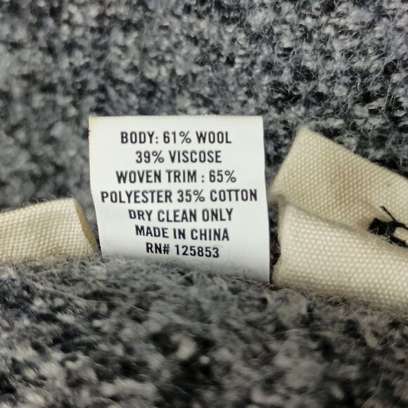 Taylor Stitch Connor Boucle Overshirt S 38 Gray Wool Blend Workwear Gorpcore - Picture 7 of 11